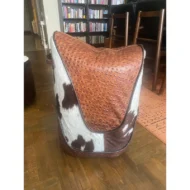 Marbre Home Eyer Formlu Çift Dokulu Tasarım Puf - Görsel 12