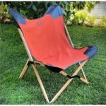 Marbre Home Lizbon Kanvas ve Deri Tripolina Katlanır Koltuk