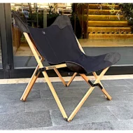 Marbre Home Osaka Kanvas ve Deri Tripolina Katlanır Koltuk - Görsel 7